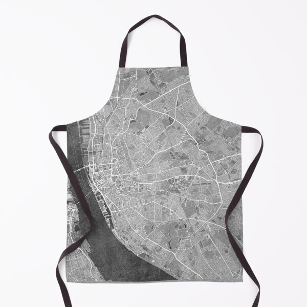 Item preview, Map of Liverpool (England) in gray vintage style designed and sold by blursbyai.