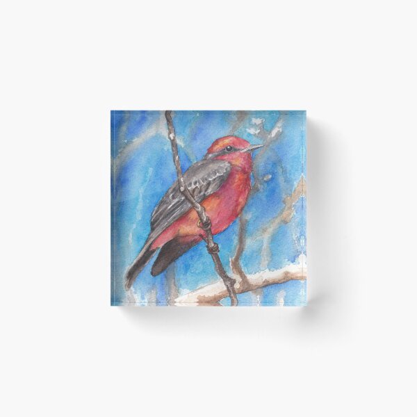 Item preview, Vermillion Flycatcher designed and sold by tracyannholmes.