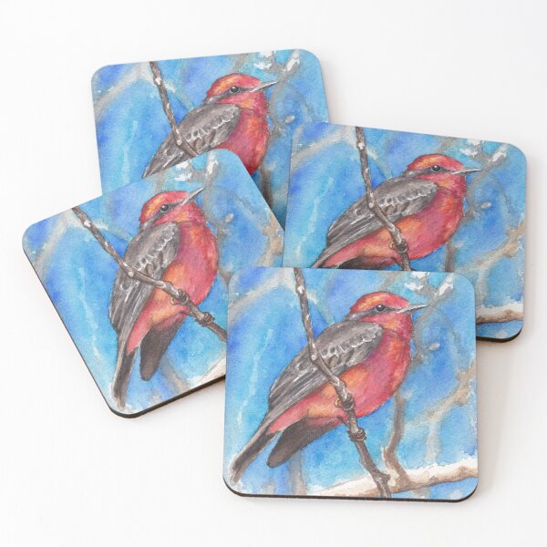Item preview, Vermillion Flycatcher designed and sold by tracyannholmes.