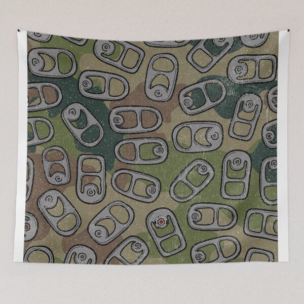 Item preview, The Detectorists Graphic Vintage Ring Pull Camouflage mk1 Eye Voodoo  designed and sold by eyevoodoo.