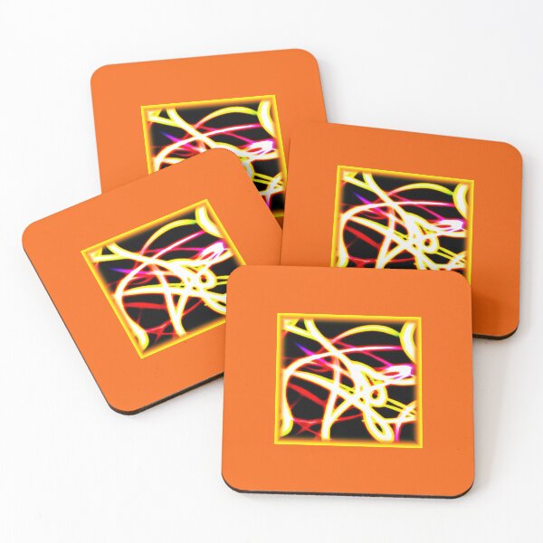 Item preview, Unique Glowing Neon Patterns designed and sold by Health And Fitness Posts e-Store.