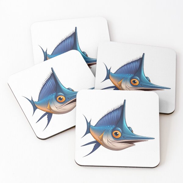 Item preview, smiling sailfish designed and sold by ukrdesignhub.