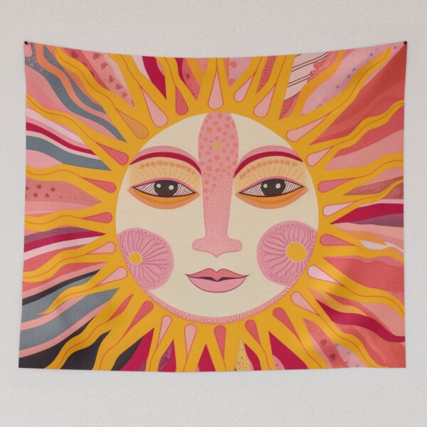 Item preview, Boho Sun Face designed and sold by trajeado14.