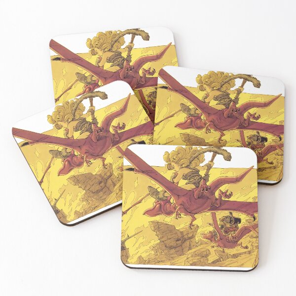 Item preview, Ayla Riding Dinosaur Dragon with Crono and Robo | Chrono Trigger designed and sold by hayesade.