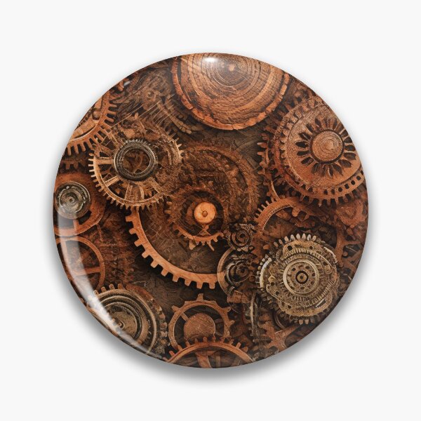 Item preview, Steampunk Cogworks Pattern Design for Industrial Decor designed and sold by Juuskus.