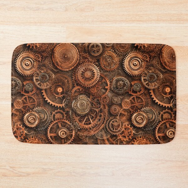 Item preview, Steampunk Cogworks Pattern Design for Industrial Decor designed and sold by Juuskus.