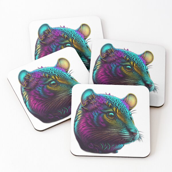 Aperçu de l'œuvre Psychedelic Mouse  créée et vendue par SvahaDesigns.