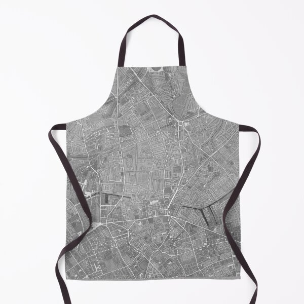 Item preview, Map of Islington (England) in gray vintage style designed and sold by blursbyai.