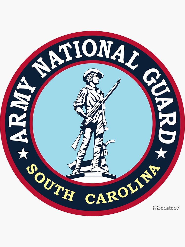 Thumbnail 3 of 3, Sticker, South Carolina Army National Guard designed and sold by RBcostco7.