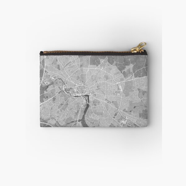 Item preview, Map of Ipswich (England) in gray vintage style designed and sold by blursbyai.