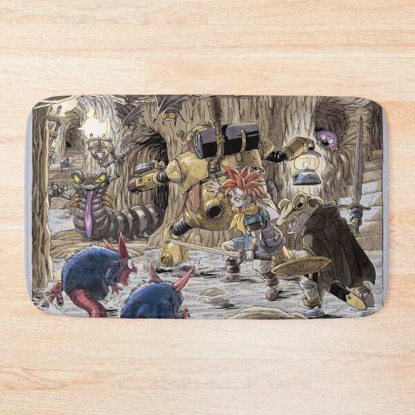 Item preview, Crono, Robo, and Frog Traverse a Dark Cavern Filled With Monsters Chrono Trigger designed and sold by hayesade.