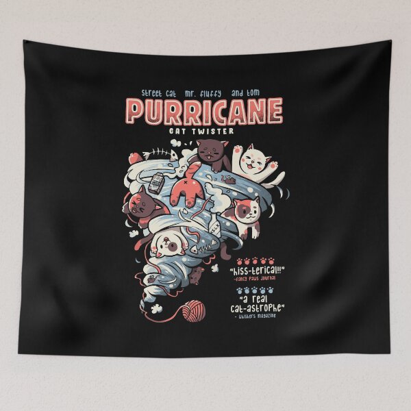 Item preview, Gato Purricane Twister Tornado de Tobe Fonseca designed and sold by Tobe Fonseca®.