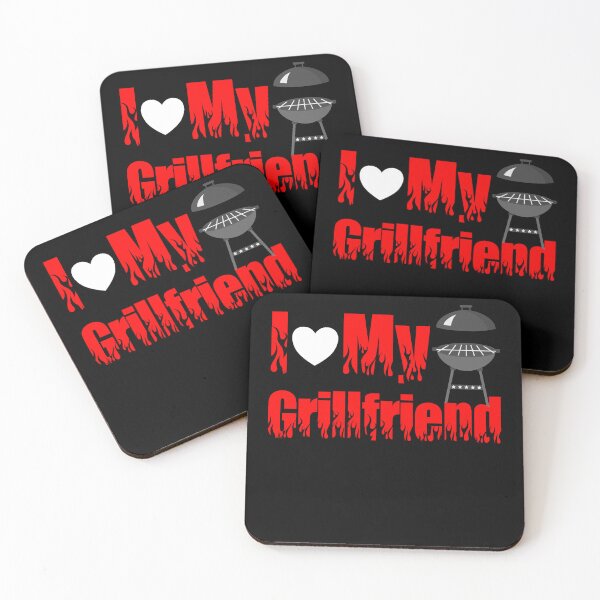Item preview, Barbeque Grill Funny Barbecue Grilling I Love My Grillfriend designed and sold by CharJens.