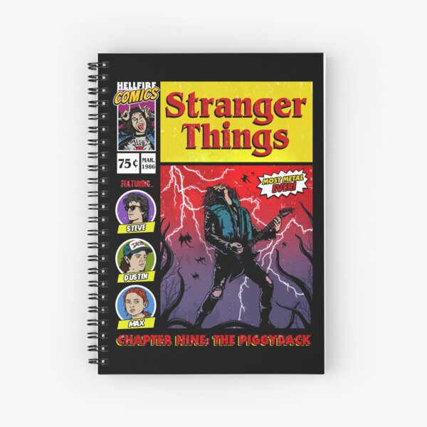 Choses étranges - Eddie Munson Cahier à spirale
