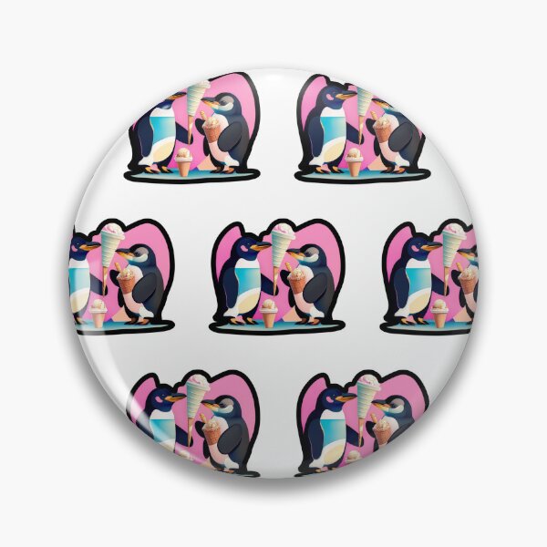 Item preview, Cute Penguin With Ice Creams designed and sold by AgataKaja.