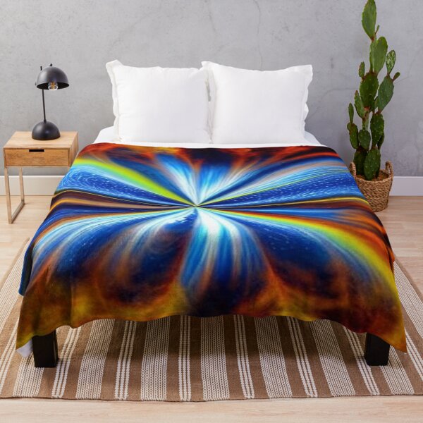 Item preview, Color source blue wave fire blast starburst clouds of smoke  designed and sold by JaroDesign2023.