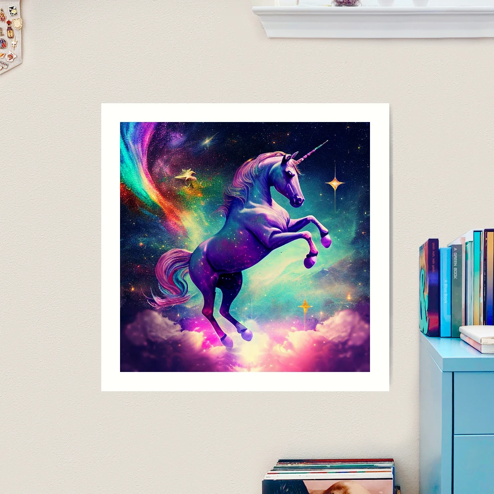 Easy Steps on How to Paint a Unicorn Canvas Wall Art Tutorial