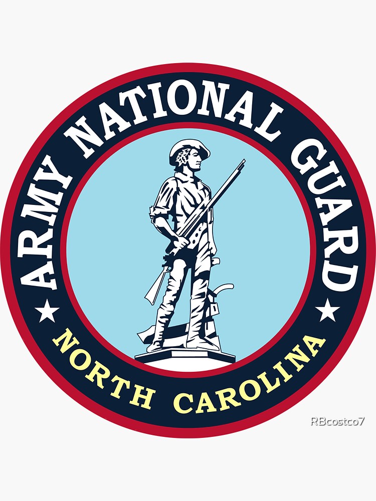 Thumbnail 3 of 3, Sticker, North Carolina Army National Guard designed and sold by RBcostco7.