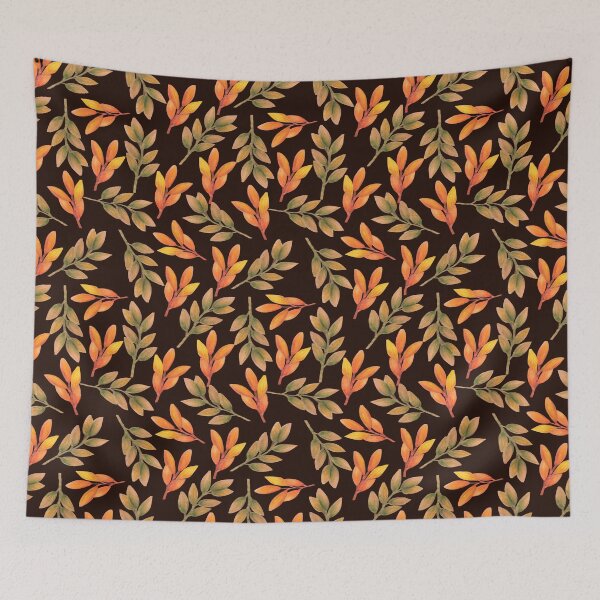 Item preview, autumn leaves pattern,watercolor designed and sold by cutecrazytshirt.