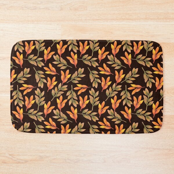 Item preview, autumn leaves pattern,watercolor designed and sold by cutecrazytshirt.