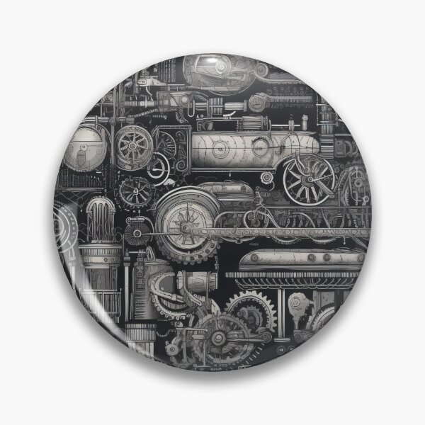 Item preview, Steampunk Sketch Pattern Design designed and sold by Juuskus.