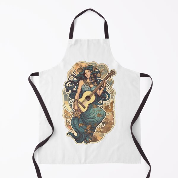 Item preview, Guitar Goddess - Musician Art for Women designed and sold by PeelnProduce.