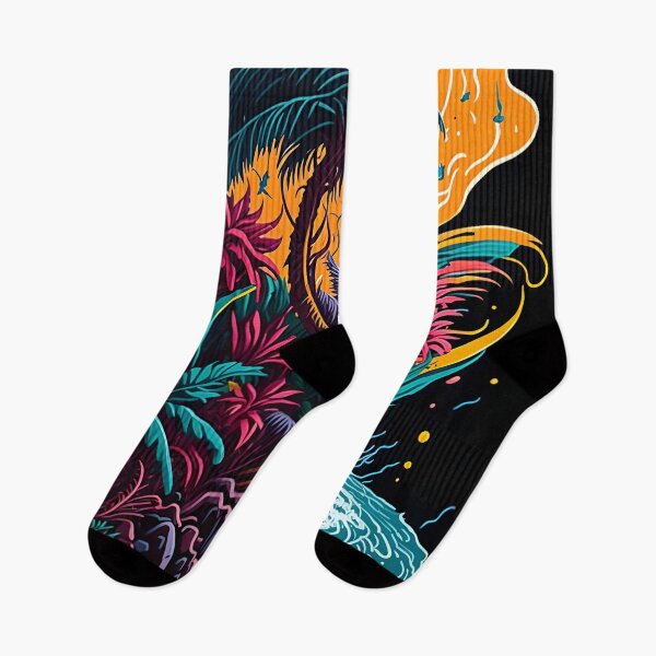 Item preview, Splash Art of a Very Colorful Tropical Island designed and sold by allovervintage.