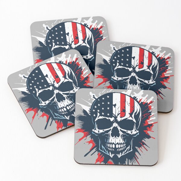 Item preview, Ultra Maga Red white Blue Skull designed and sold by Mimielitas-Shop.