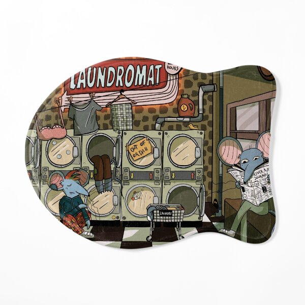 Laundromat Rats Cat Mat