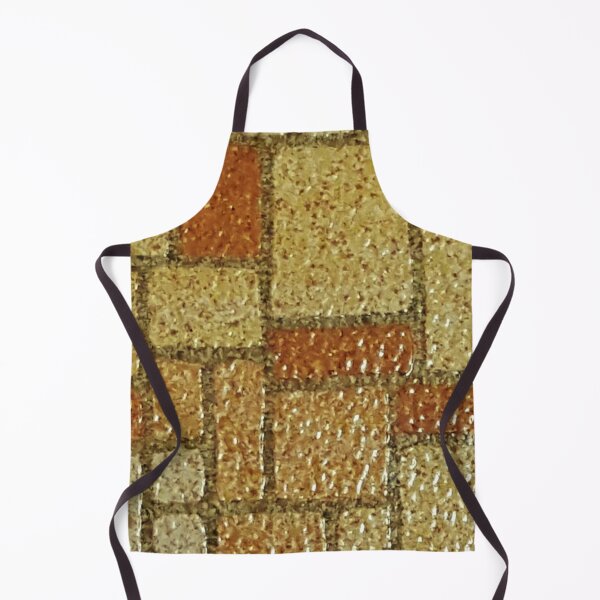 Item preview, Vintage Linoleum Gold Squares and Rectangles designed and sold by WigOutlet.