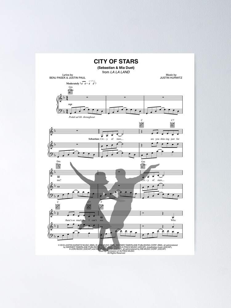 City Of Stars (from La La Land) sheet music for two violins (duets, violin  duets) v2