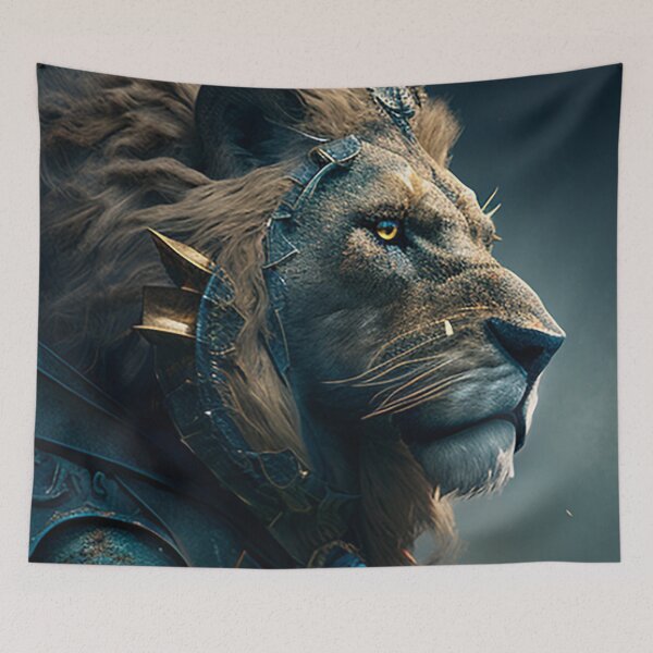 Item preview, Brave and pugnacious lion designed and sold by YoutShop.