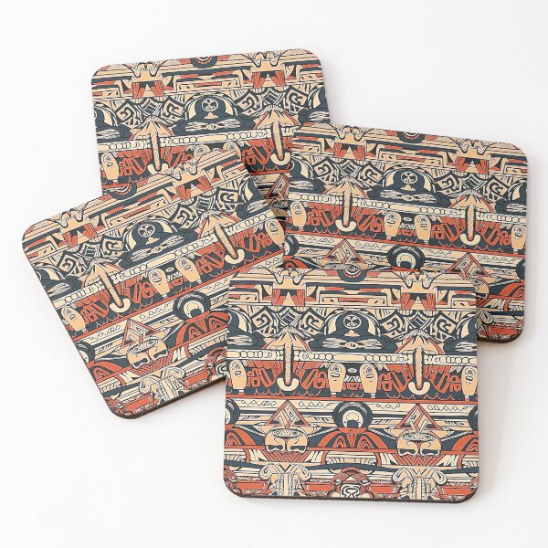 Item preview, Tribal Art Orange and Black designed and sold by DavisDesigns79.
