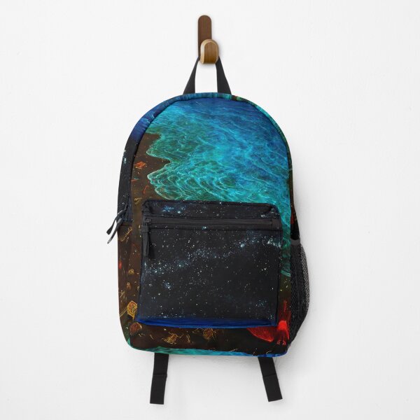 Item preview, Ocean of Relics with a Starry Sky, Dark Seascape Waterscape Surrealism designed and sold by Gabriel S.