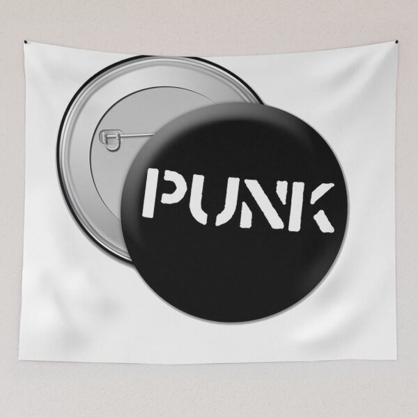 Item preview, punk button designed and sold by peterpit.