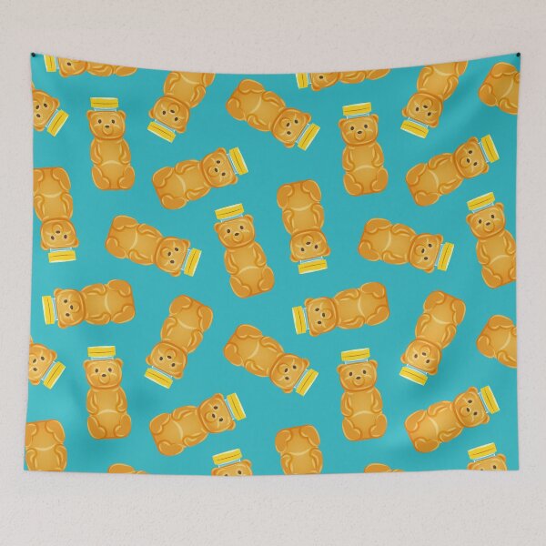 Item preview, honey bears - teal designed and sold by littlearrow.