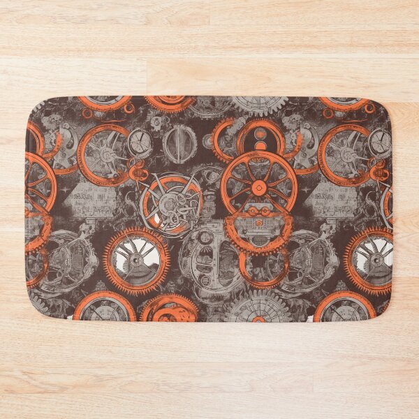 Item preview, Steampunk Clockwork Sketch Pattern Design designed and sold by Juuskus.