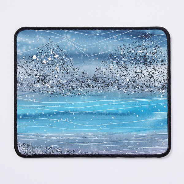 Item preview, Nature and landscapes, blue landscape, sea and mountains designed and sold by anaozzart.