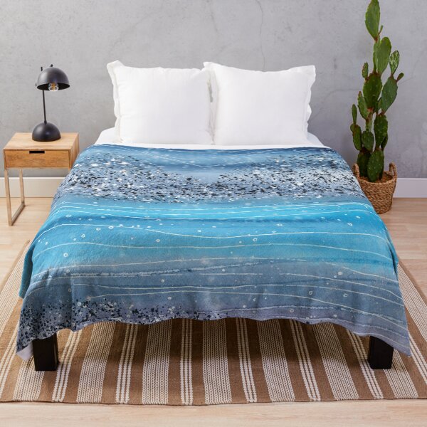 Item preview, Nature and landscapes, blue landscape, sea and mountains designed and sold by anaozzart.