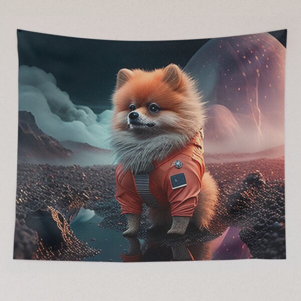 Item preview, dog in space suit designed and sold by YoutShop.