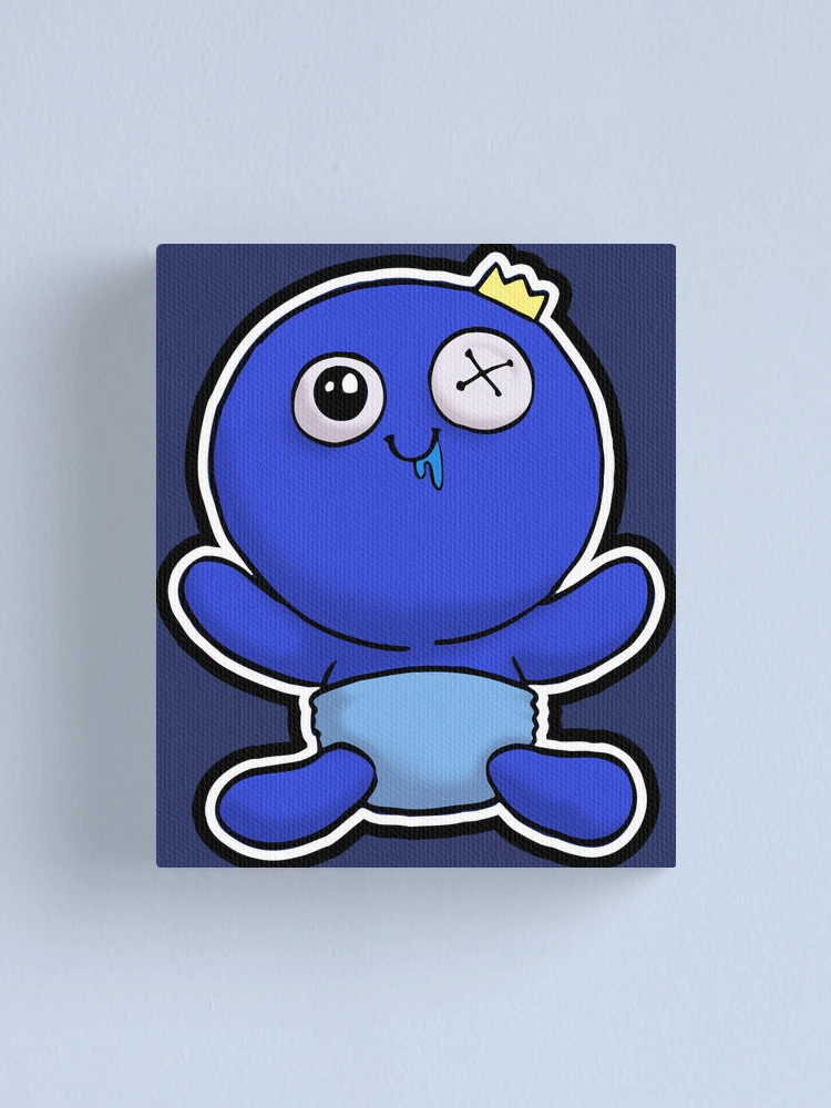 Chibi Blue by Rainbow friends Media free printing