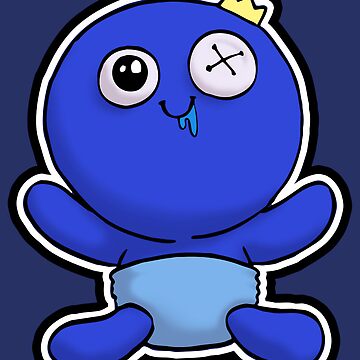 Blue Baby Rainbow friends | Sticker