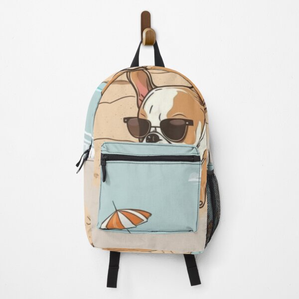 Item preview, Frenchie Tanning at the Beach French Bulldog designed and sold by PetsEnough.