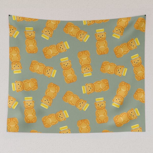Item preview, honey bears - sage designed and sold by littlearrow.