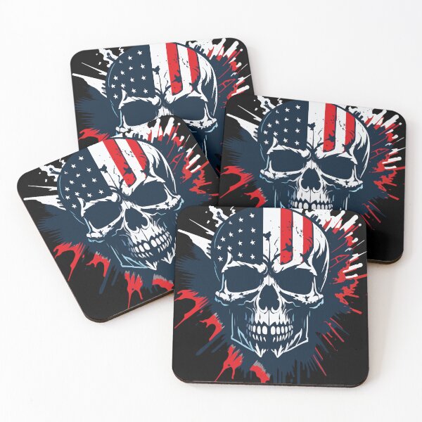 Item preview, Ultra Maga Red white Blue Skull designed and sold by Mimielitas-Shop.