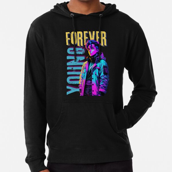 FOREVER YOUNG RED HOODIE