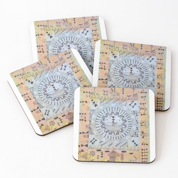 Item preview, Life of warli tribes  designed and sold by Kiruthikaarts.