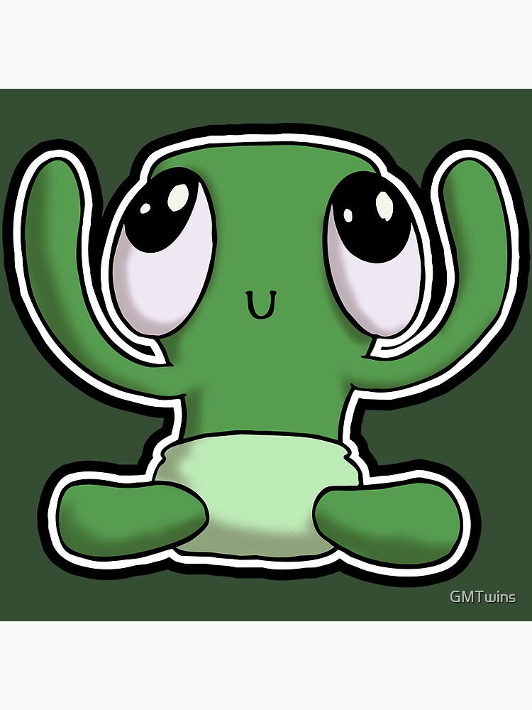 Chibi Green (Rainbow Friends) | Greeting Card