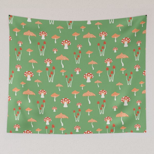 Item preview, Woodland Mushrooms designed and sold by pricklyroseco.
