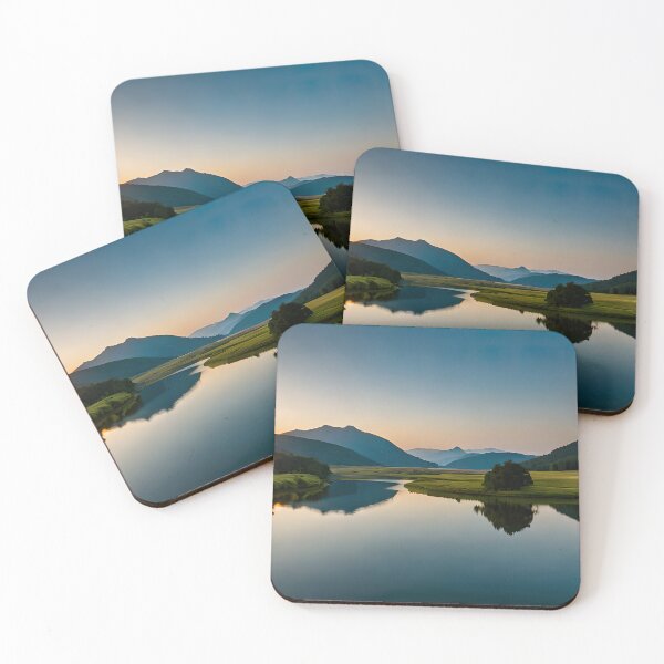 Item preview, lake chilled sunset reflection landscape designed and sold by Lionraffeiner.